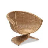Miller Yee Fong, Lotus Chair, for Tropi-Cal (Fong Brothers Company), wicker over stainless steel
