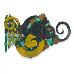 Alvin D. Loving, Untitled (Spiral Collage)