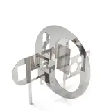 Nicolas Schöffer, LUX-XI (Abstract and Kinetic Sculpture), mirror-finished stainless steel