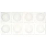 Verner Panton, Eight Wall Panels, Lüber AG, molded fiberglass