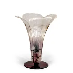 Table Lamp by Carlo Nason, for Mazzega, cast glass, chrome-plated steel, sold Oct 2025