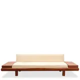 Adrian Pearsall, Model 1709-S Sofa, walnut, upholstery