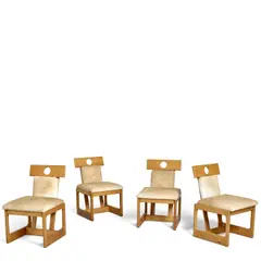 Sergio Rodrigues, Set of Four 'Cuiaba' Dining Chairs
