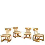 Sergio Rodrigues, Set of Four 'Cuiaba' Dining Chairs