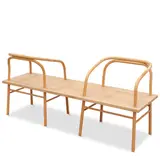 Established & Sons, Kissing Bench, steam-bent beech