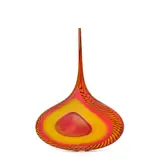Angel Tear by Lino Tagliapietra, blown glass with battuto, inscribed 'Lino Tagliapietra' on underside, sold Oct 2025