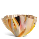 Coral Chaos (Vessel) by Toots Zynsky, filet-de-verre fused and thermo-formed colored glass threads, sold Oct 2025