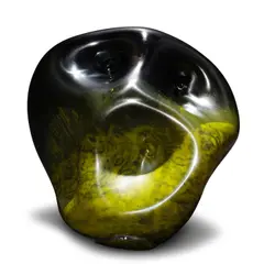 Meteor by Laura de Santillana, blown glass, etched 'LAURA DE SANTILLANA' on underside, sold Oct 2025