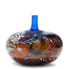 Bertil Vallien, Vase, blown glass, etched 'KOSTA BODA ATELIER B
