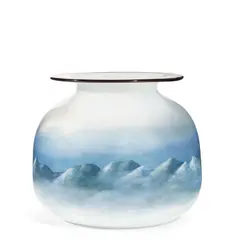 Walter Lieberman, Vase, blown and painted glass