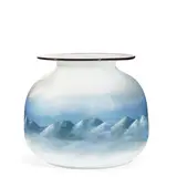 Walter Lieberman, Vase, blown and painted glass