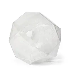 John Torreano, Polyhedral Vessel, mold-blown glass, etched 'Torreano 2012' on underside