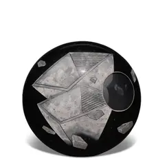 David Schwarz, Sculptural Vessel, blown, cased, cut and polished glass, etched 'David Schwarcz 10-31-84'