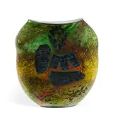 William Morris, Stone Vessel, blown glass, etched 'William Morris 1984' along lower edge of vessel