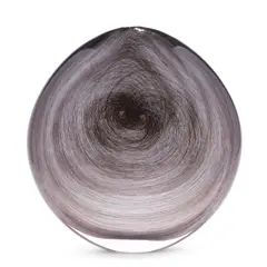 Tobias Mohl, Black Net Vessel, blown and internally decorated glass, etched 'Tobias Mohl 2004' on underside