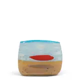 Paul Marioni, Vessel, blown glass, etched 'Paul Marioni 2005' on underside