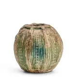 Martin Brothers, Small Vase, stoneware, incised mark '4-1909 Martin Bros London + Southall'