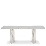 Guillaume Piéchaud, 'Ausculte' Console Table, polished and hammered stainless steel, signed, dated and numbered 'G
