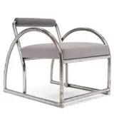 French Art Deco, Prototype Armchair, tubular steel, upholstery