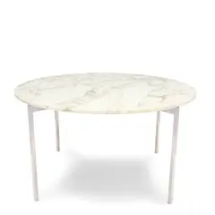 Davis Allen, Table for One Chase Manhattan Plaza, for Skidmore, Owings & Merrill, LLP, marble, steel
