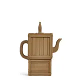 Richard Notkin, Stacked Crates Teapot, fired ceramic, inscribed 'Notkin 1983' on underside of teapot