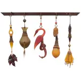 Jenny Pohlman and Sabrina Knowles, Medicine Belt, glass, metal, beads, found objects, one glass element incised 'Pohlman Knowles 2004'