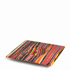 Klaus Moje, Untitled 4 (Tumbling Lines), kiln-formed, cold-worked glass, inscribed 'Klaus Moje 4