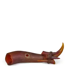Horns by William Morris, blown and applied glass, etched 'William Morris 1999' on interior of largest horn element, offered Jul 2025