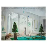 Gilbert Adrian, Love in the Tropics as Some of Our Friends Visualize It, oil on canvas, apparently unsigned