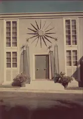 Group of Ten Period Photographs of Early 'Dawnridge' Interiors and Exteriors by Tony Duquette, sold Mar 2025