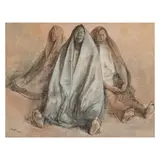 Tres Mujeres Sentadas by Francisco Zúñiga, sold Mar 2025