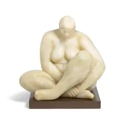 Untitled (Desnuda Sentada) by Felipe Castaneda, sold Mar 2025