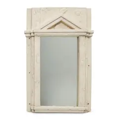 Rare Custom Mirror by John Dickinson, for the dining room of the Sonoma Mission Inn & Spa, plaster, mirrored glass, sold Mar 2025