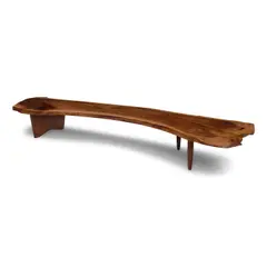 George Nakashima, Bench/Coffee Table, English walnut