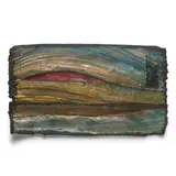 June Schwarcz, Panel, electroplated copper foil and enamel