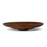 Low Bowl by Gertrud and Otto Natzler, glazed earthenware, signed 'NATZLER' with typed paper label 'J378', sold Mar 2025
