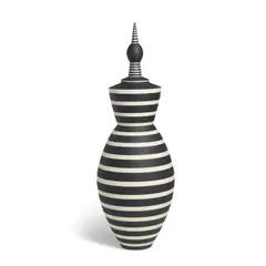 Roseline Delisle, Quadruple 8, glazed porcelain, incised 'Roseline Delisle QUADRUPLE 8 94'