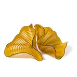 Dale Chihuly, Radiant Persian Pair With Black Lip Wrap, for Portland Press, blown glass, one element incised 'Chihuly' and 'PP03', together with acrylic display case