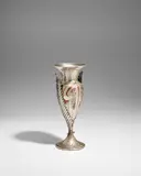 Twin-Handled Vase by Tiffany & Co., chased and cast sterling silver and copper, stamped 'TIFFANY & CO / 13233 MAKER'S / 5131 / 925-1000 T', sold Jun 2025