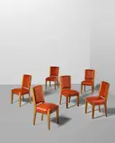 André Sornay, Set of Six Dining Chairs