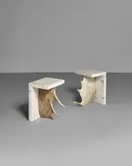 Rick Owens, Pair of 'Stag T' Side Tables