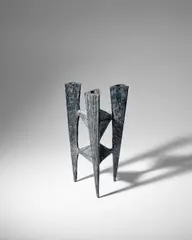 'Three Candle Holder II' by Lynn Chadwick, patinated bronze, sold Jun 2025