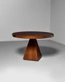 Vittorio Introini, 'Chelsea' Dining Table, for Saporiti, walnut