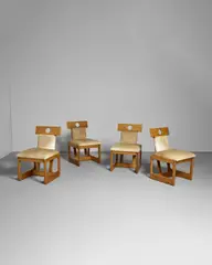 Sergio Rodrigues, Set of Four 'Cuiaba' Dining Chairs