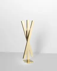 Unique Prototype 'MASS' Floor Lamp by Tom Dixon, brass, edition 1 of 1, stamped 'TOM DIXON LONDON 01', offered Jun 2025