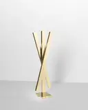 Unique Prototype 'MASS' Floor Lamp by Tom Dixon, brass, edition 1 of 1, stamped 'TOM DIXON LONDON 01', offered Jun 2025