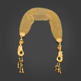Line Vautrin, Collier La pêche miraculeuse, Bronze doré