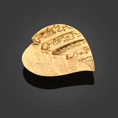 Line Vautrin, Vide-poche Feuille, Bronze doré