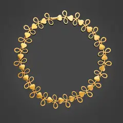 Collier Lacets by Line Vautrin, Bronze doré, sold Oct 2025