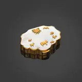 Line Vautrin, Poudrier, Bronze doré, nacre et miroir